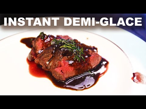 (Almost) instant demi-glace | store-bought stock and gelatin
