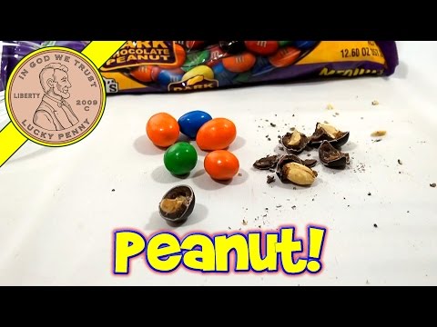 M&M Dark Chocolate Peanut Candies - Mars M&M's Candy Taste Test Series