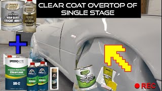 400$ paint job applying speedokote clear coat over speedokote single stage paint