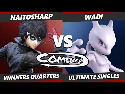 The Comeback Winners Quarters - Naitosharp (Joker) Vs. WaDi (Mewtwo) SSBU Ultimate Tournament