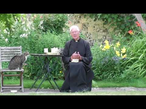 Cat joins livestream of Canterbury Cathedral's prayer