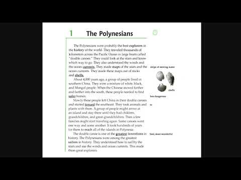 Facts and Figures - Unit7: Exploration and Adventure -  Lesson 1: The Polynesians