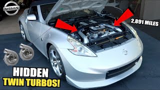 We Found TWIN TURBOS On Our 2,800 Mile Nissan 370z?! BIG POWER MODS!