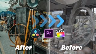 展Zhuang示B小技巧:調色前後對比劃像轉場 —— 達芬奇 | Pr | FCPX