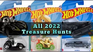 All 2022 Hot Wheels Treasure Hunts