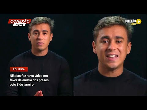 Vídeo: Nikolas faz novo vídeo em favor da anistia dos presos pelo 8 de janeiro.