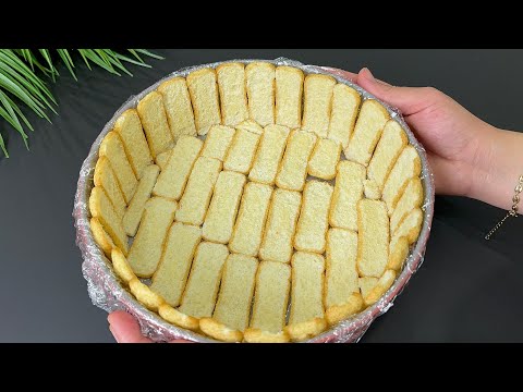 WHEN YOU DON'T HAVE TIME YOU MAKE IT IN 10 MINUTES! WITHOUT COOKING 🤩 Cold pistachio cake ☕️