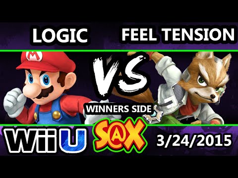 S@X - Feel Tension (Fox) Vs. VGBC | Logic (Diddy Kong, Mario) SSB4 - Smash 4 - Smash 4 Wii