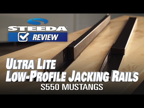 Steeda S550 Mustang Ultra Lite Low-Profile Chassis Jacking Rails  555-5205