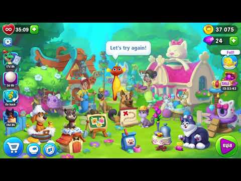 Fishdom 6158 Super Hard Level - 17 moves - NO BooSTERS