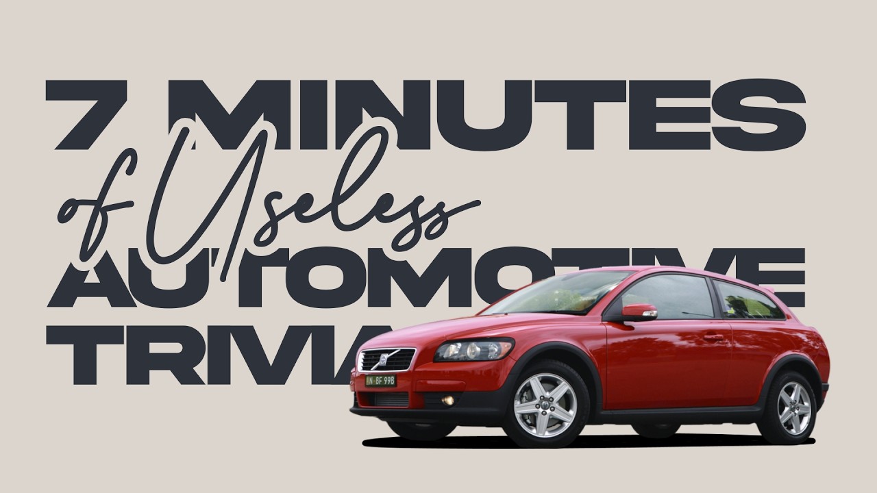 7 Minutes of Useless Automotive Trivia