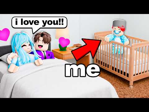 I Caught My Crush as a BABY in Roblox..