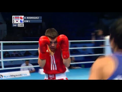 Men's Light Fly (46-49kg) - Quarter Final - David RODRIGUEZ (CRC) vs Inkyu KIM (KOR)