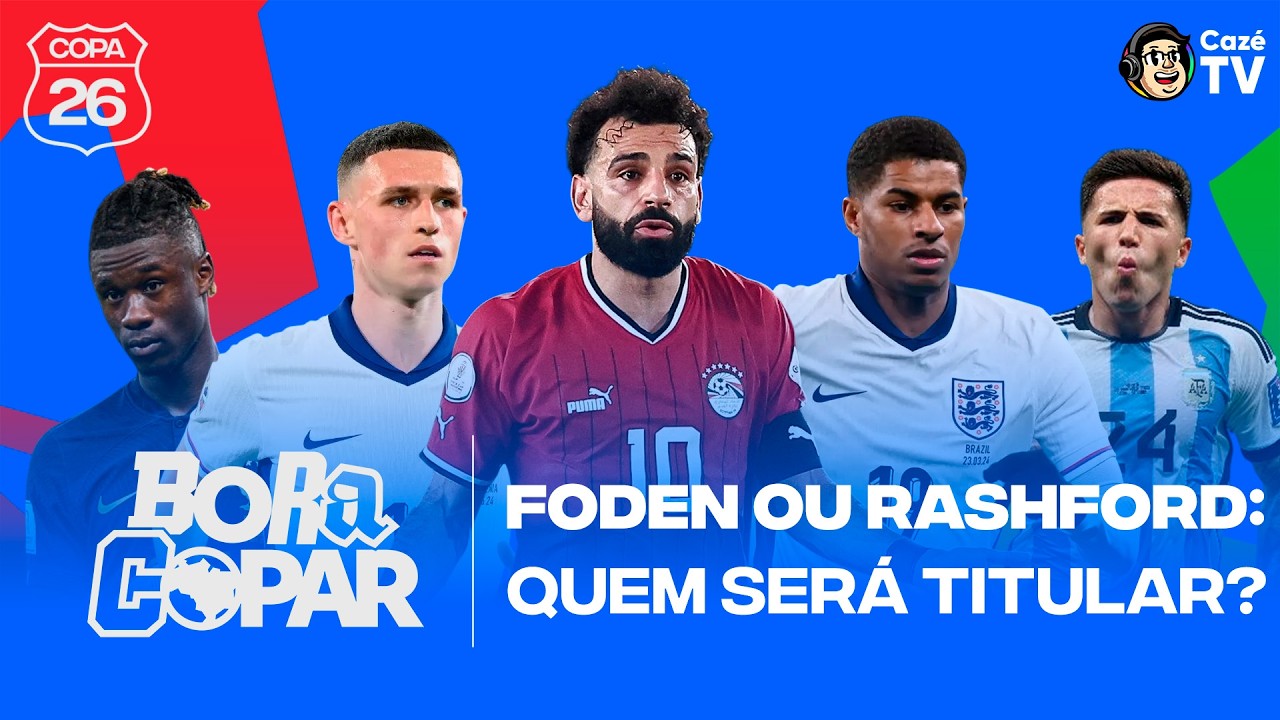 INGLATERRA TEM DÚVIDA NO ATAQUE! SALAH DE SAÍDA E CAMAVINGA EM RISCO? | BORA COPAR #3