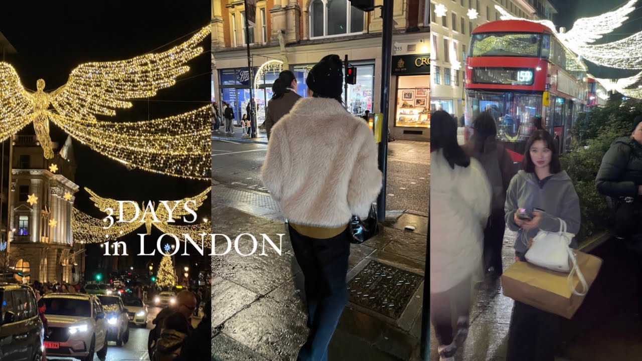 London vlog 🇬🇧 .｡.:*･ﾟ イギリス旅行 / クリスマスムードのロンドン🕊️🎄美味しいご飯屋さん / SOHOショッピング / ビッグベンとタワーブリッジ 