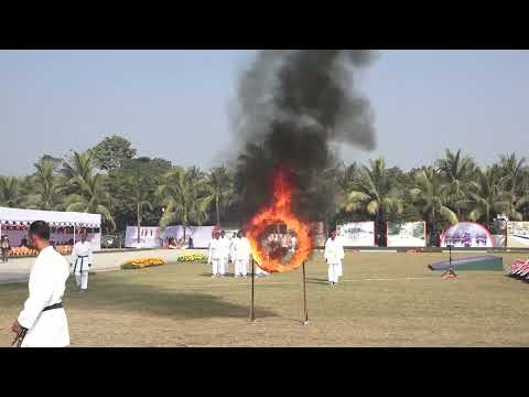 ৫৭তম টিআরসি ব্যাচের সমাপনী কুচকাওয়াজ আন আর্মড কমব্যাট পুলিশ ট্রেনিং সেন্টার, খুলনা।