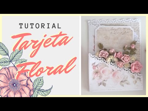 3-sided FOLDING CARD IDEA (triptych) 🌸 easy and with few materials, THE RESULT IS AMAZING!
