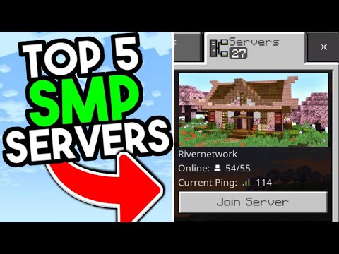 Top 5 SMP Servers For Minecraft Bedrock 1.20!
