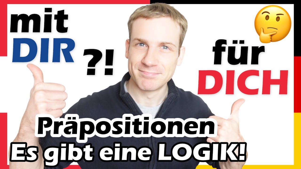 🤔mit MIR für MICH?! 🇩🇪🤯💡🚀SO funktionieren die deutschen 🇩🇪🇦🇹PRÄPOSITIONEN! 😀