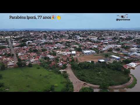 IPORÁ GOIÁS, PROJETO VISÃO AÉREA - VÍDEO COMEMORATIVO AOS 77 ANOS DE EMANCIPAÇÃO POLITICA DA CIDADE.