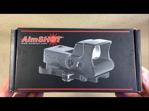 AimSHOT HG-Pro B-G Reflex sight with quick release mount