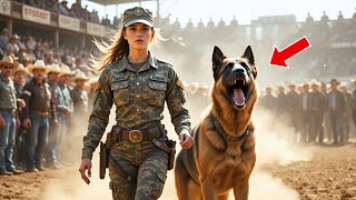 Female Veteran Humiliated At Dog Showcase—Until Her German Shepherd Leaves Everyone Speechless