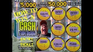 How to Win a Cash Explosion Entry Ticket!!! Ohio lottery