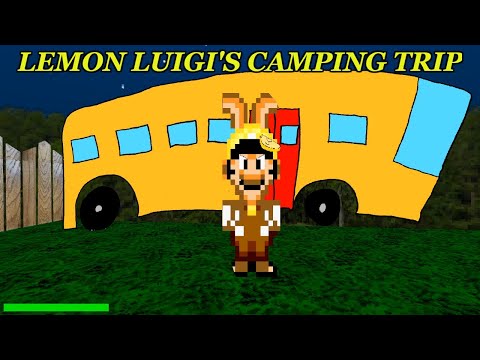 LEMON LUIGI'S CAMPING TRIP!! | Baldi's Basics in Education and Learning