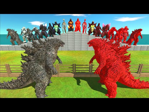 Godzilla vs Fire Itself - Animal Revolt Battle Simulator