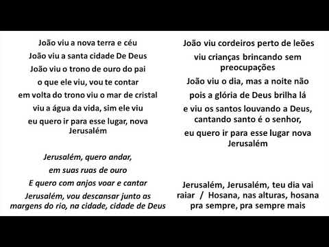 Jerusalém kit de ensaio baixo