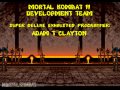 Mortal Kombat 2 SNES Credits