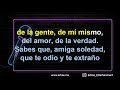 Manuel Mijares - Mi amiga soledad (Versión Karaoke)