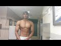 Natural aesthetic bodybuilding motivation-workout-posing-diet-training-Nishalen Govender