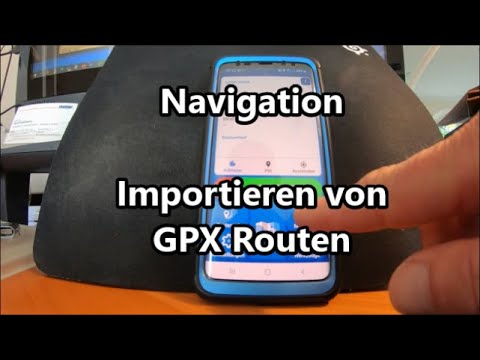 Routenplanung, GPX/GPS Datei auf die Navi-App übertragen, Navigator mit OSM von Mapfactor