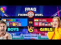 The BOYS vs The GIRLS 🔥 Full Power ✓ FRAG Pro Shooter
