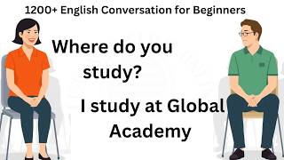 1200+ English Conversation for Beginners | English Speaking Practice Beginners