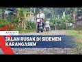 Jalan Rusak Di Sidemen Karangasem
