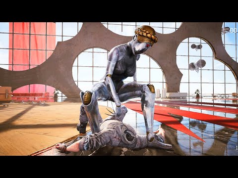 Robot Twins Cinematic Finale in Third Person View - Atomic Heart