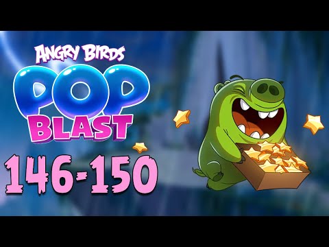 Angry Birds Pop Blast Gameplay Pt 29: Levels 146-150 - RIP Star Tournaments...