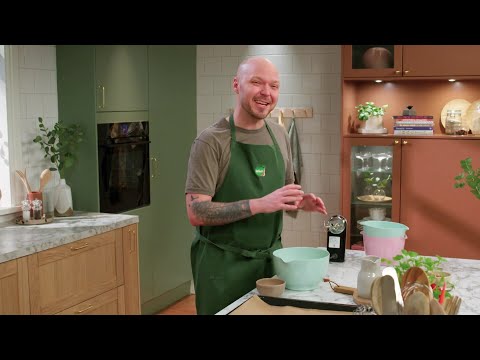 Chokladrulltårta med chokladmousse och hallon - Köket