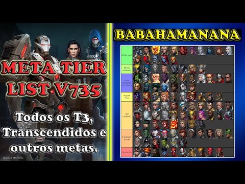 MFF - META TIER LIST V735 - Todos os T3, Transcendidos e outros metas