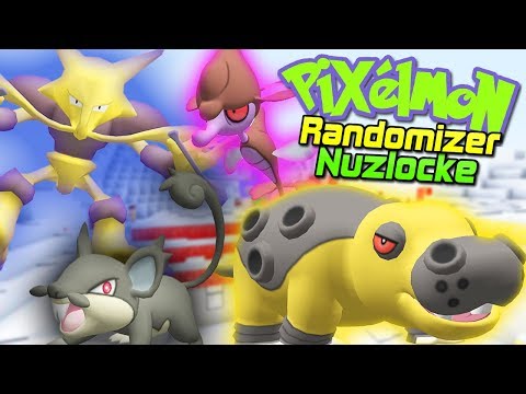 Minecraft Pixelmon Randomizer Nuzlocke - INSANE STARTER CHOICES! (Pixelmon Dark Adventure Map) #1