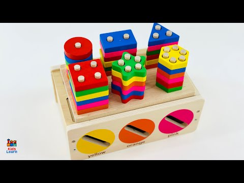 BEST Counting Shapes Toy Video! Numbers & Colors Educational Toy Learning Activity #preschool
