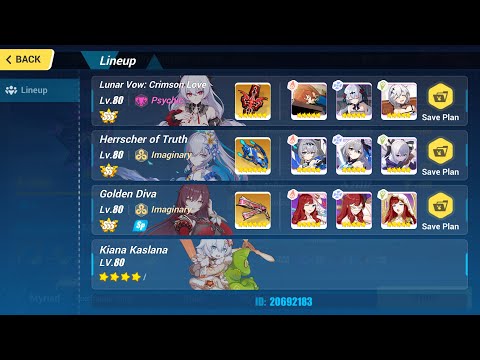 [HI3 SEA] EX Abyss Nirvana - 496D Andrius 693 pts