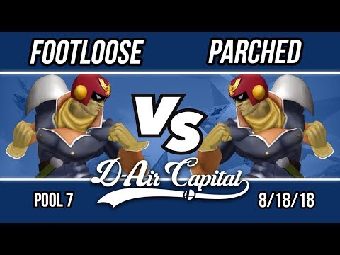 D-Air Capital 8 - Footloose (Cpt.Falcon,Link) Vs. Parched (Cpt.Falcon,Falco) - Pool 7