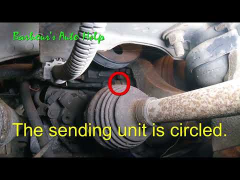 Where is the oil pressure sending unit located in Pontiac Le Mans...