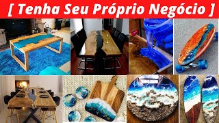CURSO MESA RESINADA COMO FAZER uma MESA usando RESINA
