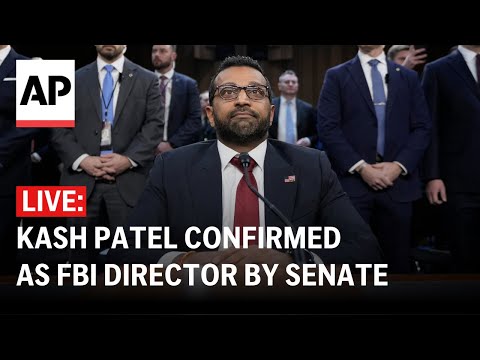 LIVE: Kash Patel faces key confirmation vote for FBI Director
