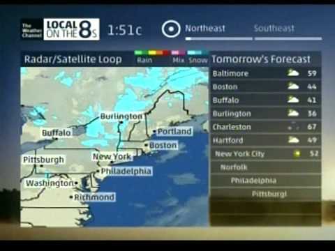 Weather Channel Satellite Local on the 8s 3/21/14 - March Overnight Playlist