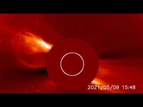 Filament Eruption Followed By A Long Duration C-Class Solar Flare = CME Headed Our Way On May 12th